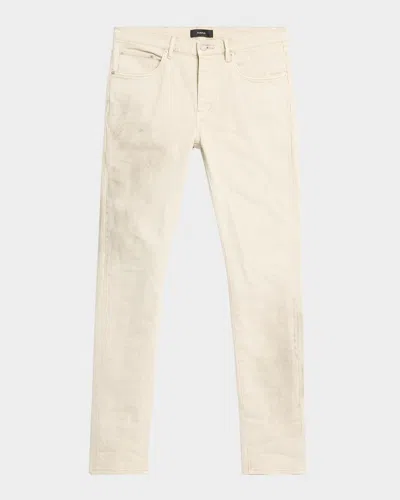 Purple Men's Skinny Haze Pelican Five-pocket Pants In Neutral