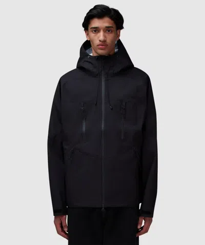 Purple Mountain Observatory 3 Layer Summer Shell Jacket In Black