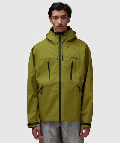 Purple Mountain Observatory 3 Layer Summer Shell Jacket In Olive