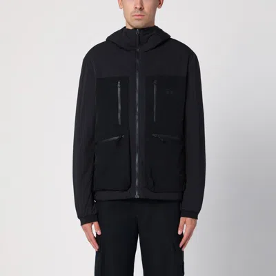 PURPLE MOUNTAIN OBSERVATORY BLACK NYLON ZIPPED JACKET