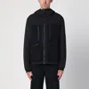 Purple Mountain Observatory Black Nylon Zipped Jacket In Black