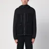 Purple Mountain Observatory Black Nylon Zipped Jacket In Black