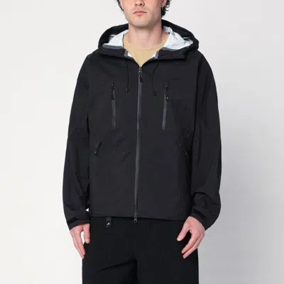 PURPLE MOUNTAIN OBSERVATORY PURPLE MOUNTAIN OBSERVATORY  BLACK ZIP JACKET IN NYLON