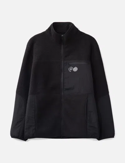Purple Mountain Observatory Borg Sherpa Fleece In Black
