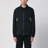 Purple Mountain Observatory Black Shirt Jacket With Zip In Black