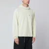 Purple Mountain Observatory Cream-colored Sweatshirt With Built-in Balaclava In Neutral