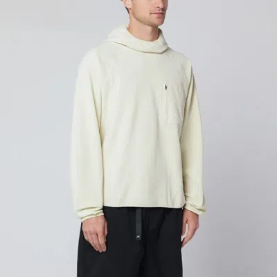 Purple Mountain Observatory Creamcolored Sweatshirt With Builtin Balaclava In Beige
