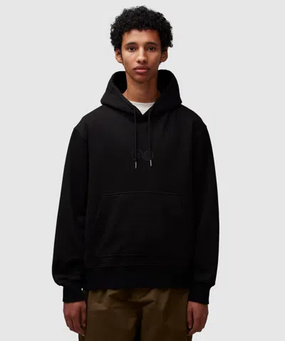 Purple Mountain Observatory Garment Dye Hoodie In Black