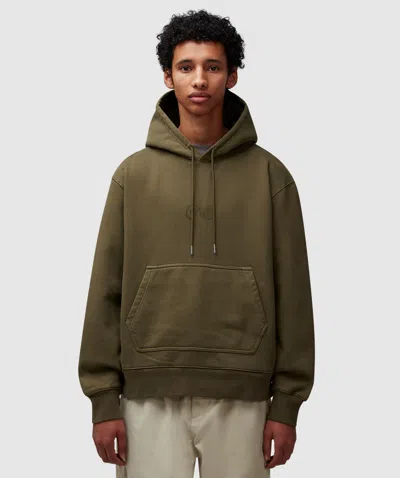 Purple Mountain Observatory Garment Dye Hoodie In Khaki