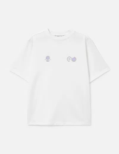 Purple Mountain Observatory Globe Short Sleeve In White