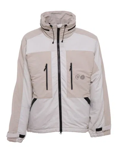 Purple Mountain Observatory High-performance Two-tone Jacket With Adjustable Collar In Multi