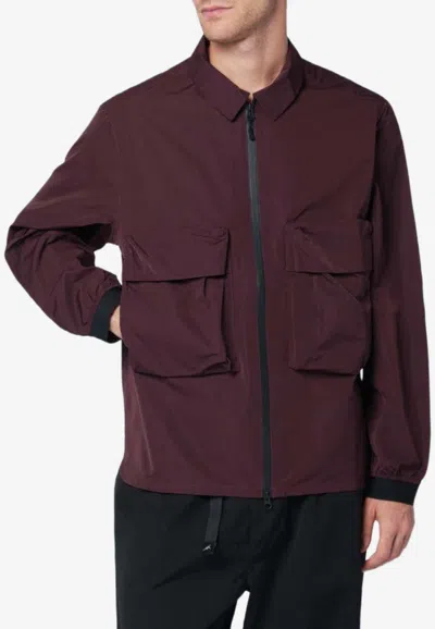 Purple Mountain Observatory Lightweight Field Jacket In Burgundy