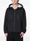 Purple Mountain Observatory Black Zip Jacket In Nylon In Black