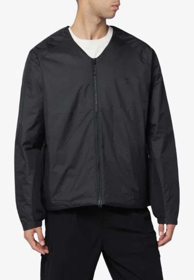 Purple Mountain Observatory Lightweight Zip-up Jacket In Black
