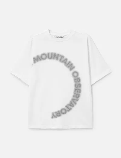 Purple Mountain Observatory Pmo Orbital Short Sleeve Tee In White