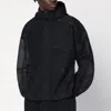 Purple Mountain Observatory Ripstop Mesh Zip-up Black Jacket