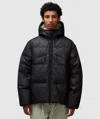 Purple Mountain Observatory Shield Puffer Jacket In Black