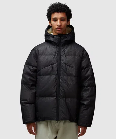 Purple Mountain Observatory Shield Puffer Jacket In Black