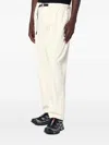 Purple Mountain Observatory Terrain Cream-colored Trousers In Cotton-nylon Blend