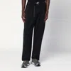 Purple Mountain Observatory Terrain Black Trousers In Cotton-nylon Blend