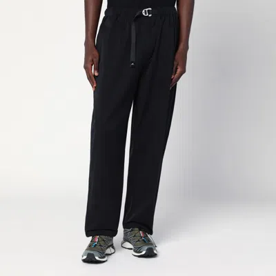 Purple Mountain Observatory Terrain Black Trousers In Cotton-nylon Blend