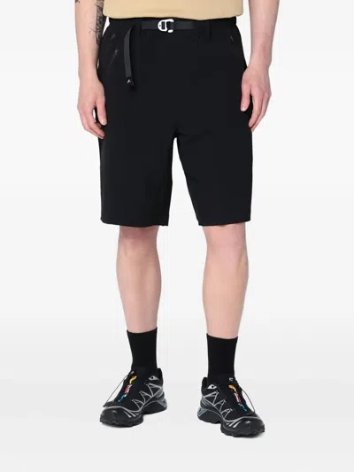 Purple Mountain Observatory Black Bermuda In Mixed Nylon