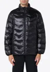 Purple Mountain Observatory Black Padded Zipped Jacket In Black