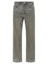 Purple 'p011 Arcilla Dirty' Jeans In Gray