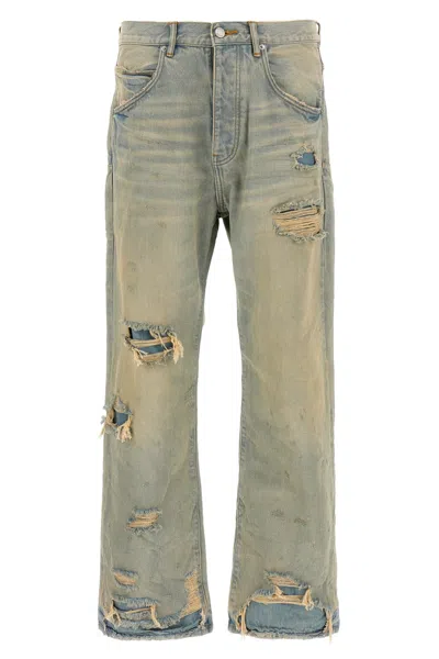PURPLE PURPLE 'P018 VERDITER DESTROYED' JEANS