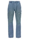 Purple P092 Copper Plate Carpenter Pants Light Blue In Blue