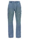 Purple P092 Copper Plate Carpenter Pants Light Blue