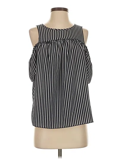 Pre-owned Purple Rain Sleeveless Blouse In Black