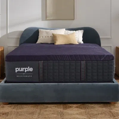 Purple Rejuvenate 15.5" Hybrid Mattress In Black