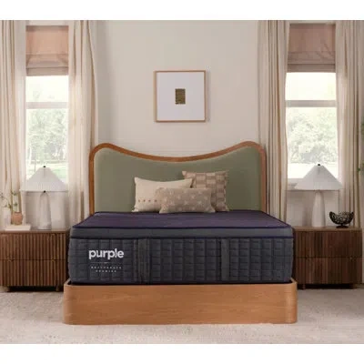 Purple Rejuvenate Premier 16.5" Hybrid Mattress In Black