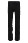 Purple Men's P001 Black Resin Skinny Jeans In Black