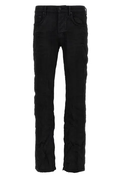 PURPLE 'RESIN FLARE' JEANS