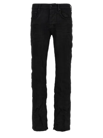 Purple 'resin Flare' Jeans In Black