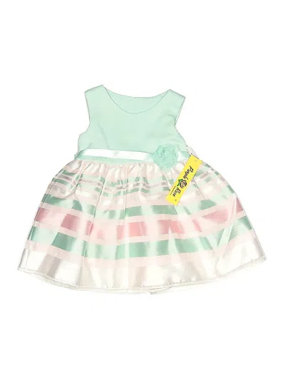 Pre-owned Purple Rose Babies' Dress In Green
