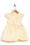 Purple Rose Kids' Little Girl's Roundneck Dress In Yellow