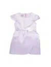 Purple Rose Babies' Little Girl's Roundneck Dress In Lilac
