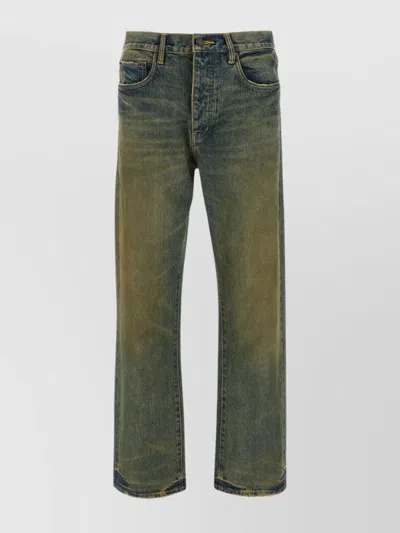 PURPLE 'SAND DUNE' DENIM TROUSERS