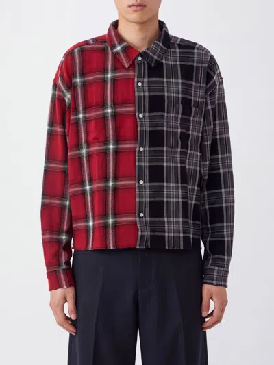 Purple Shirt Men Color Multicolor