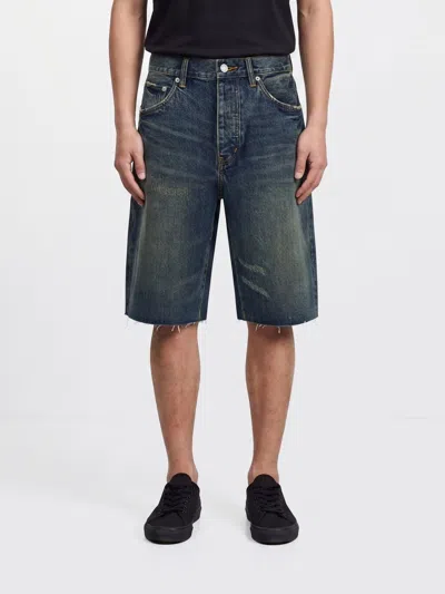 Purple Shorts Men In Blue