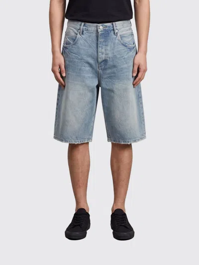 Purple Shorts Men In Blue