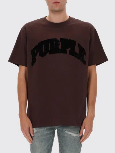 Purple T-shirt  Herren Farbe Braun In Brown