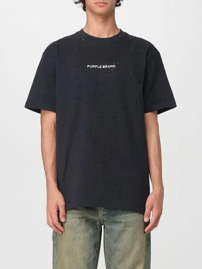 Purple T-shirt  Herren Farbe Schwarz In Blue