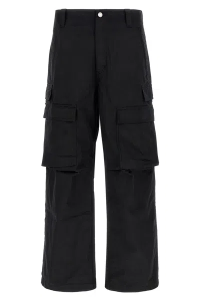 PURPLE PURPLE 'WOVEN CARGO' PANTS