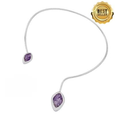 Purplee Store Women's Silver Minimalist Rhodium Choker - Elegant Gift Necklace