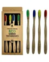 Pursonic 100% Natural Eco Bamboo Toothbrushes