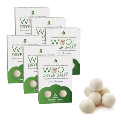 Pursonic 100% Pure New Zealand Wool Dryer Balls - Family Bundle (36 Pack) In Multi